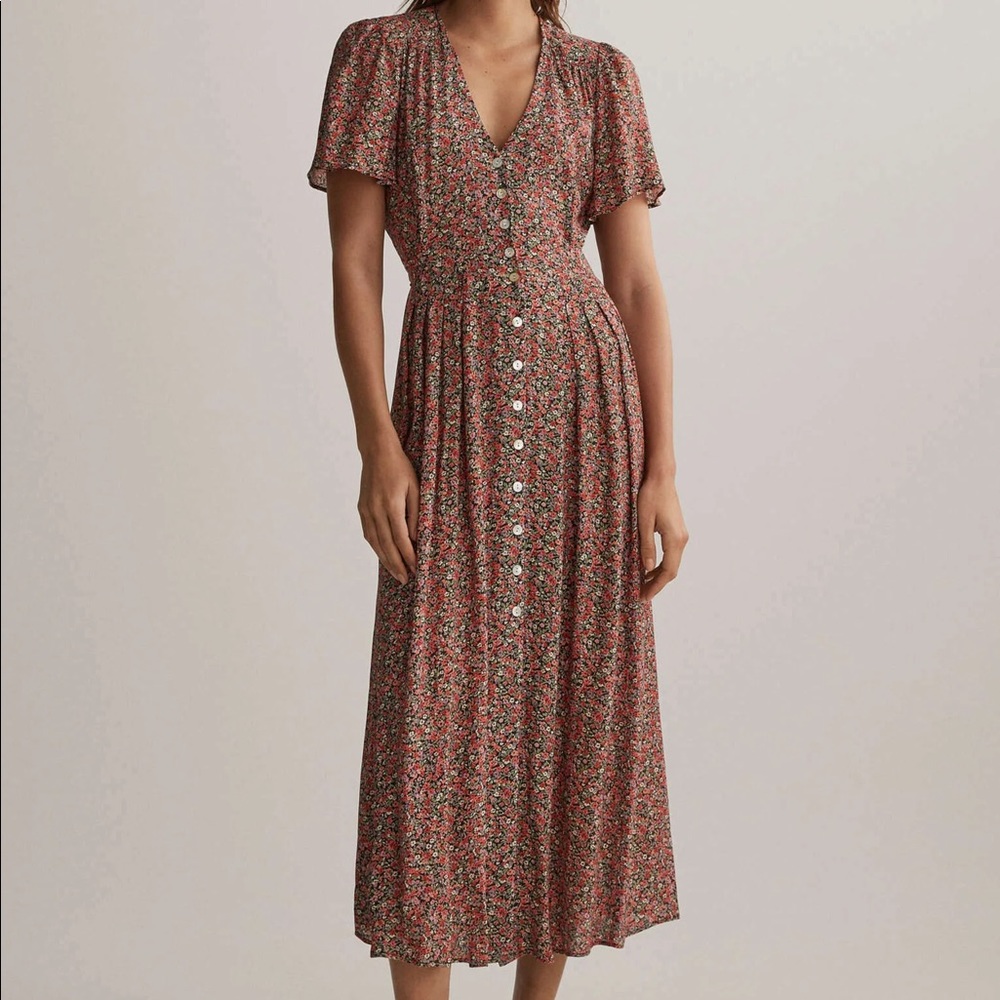Oysho Floral Midi Dress